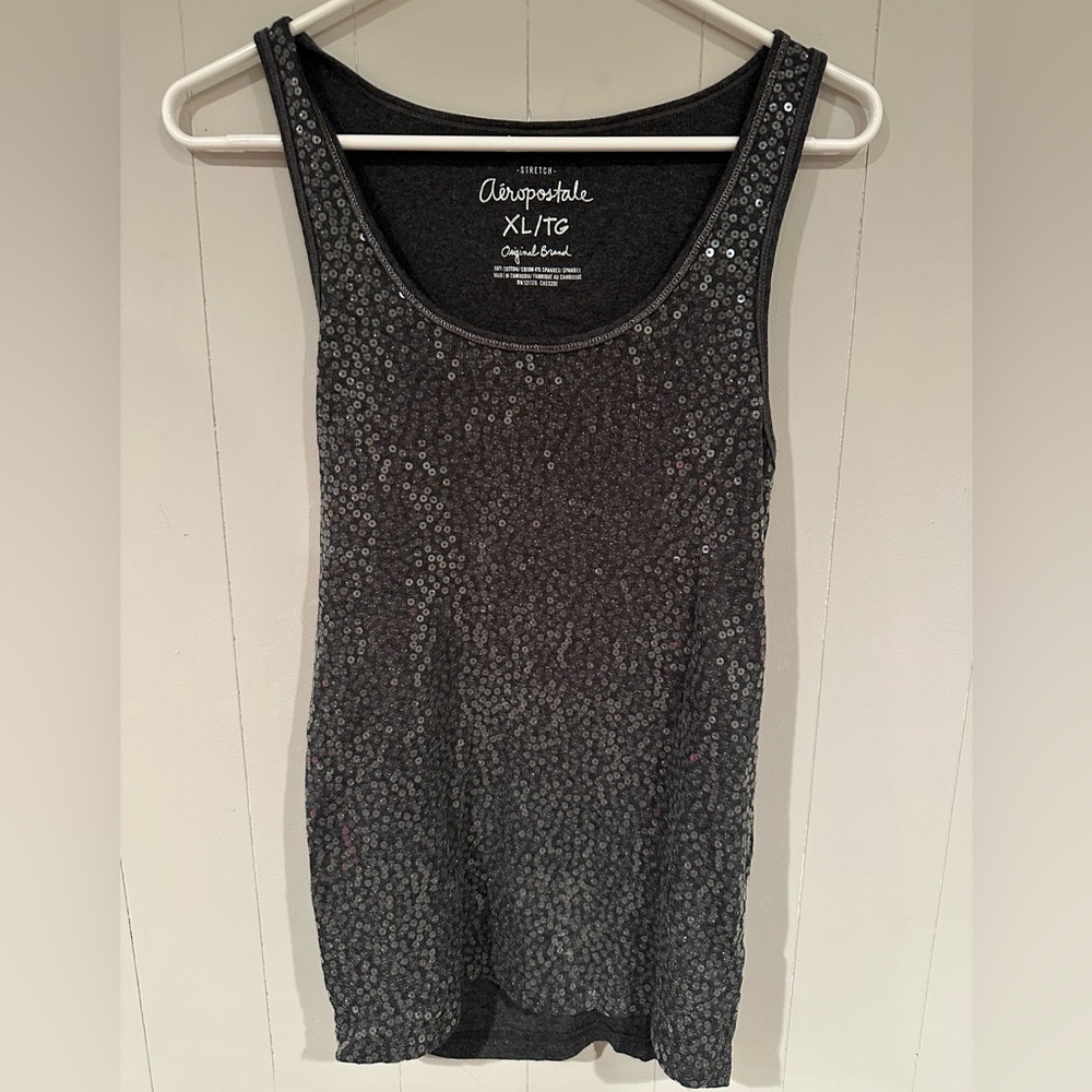 Aeropostale sequin tank top
